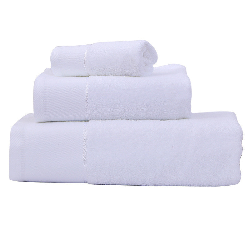 Serviette de bain en coton, trois pièces, cadeau absorbant l'eau, ensemble de serviettes de bain