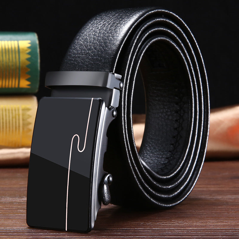 Men's Business Acrylic Automatic Belt - Contemporary Innovation
