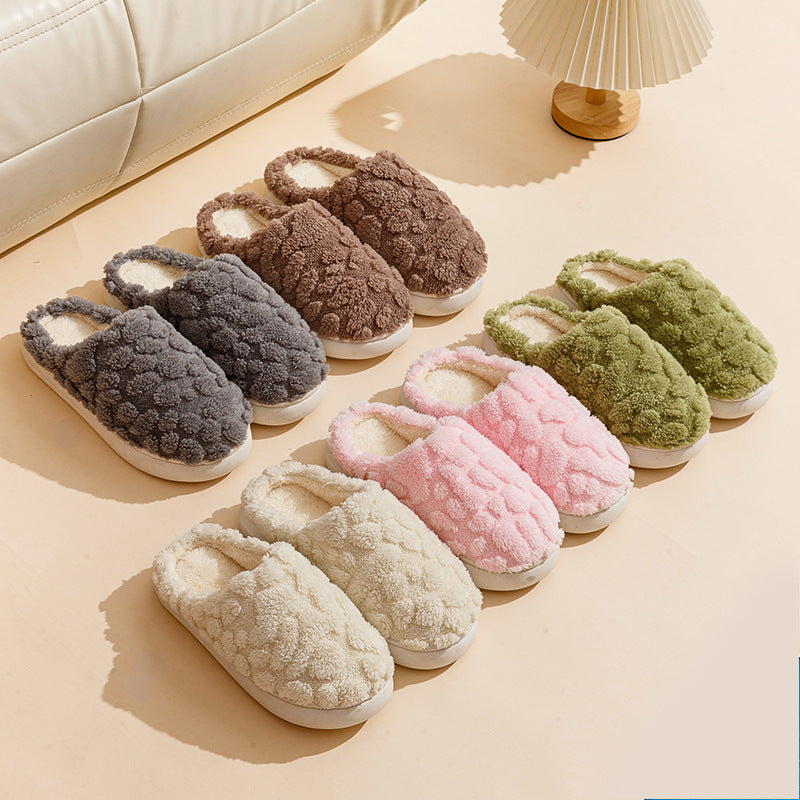 Unisex Soft Plush Winter House Slippers - Cozy Fleece