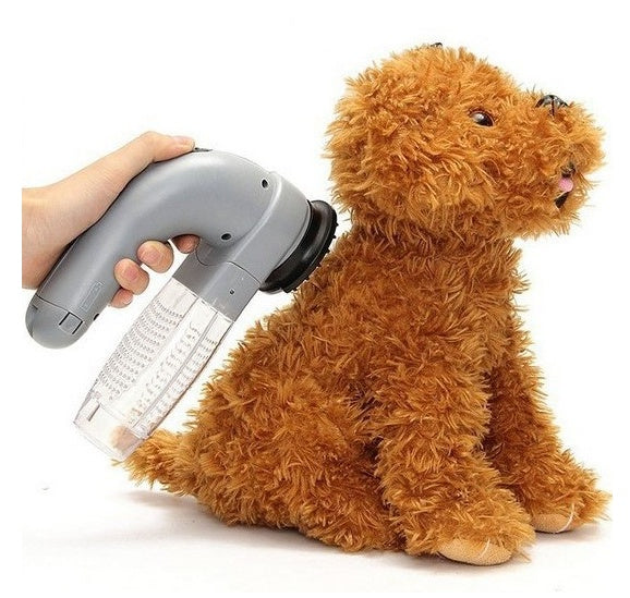 Electric Pet Hair Vacuum - Portable Pet Grooming & Massage Tool