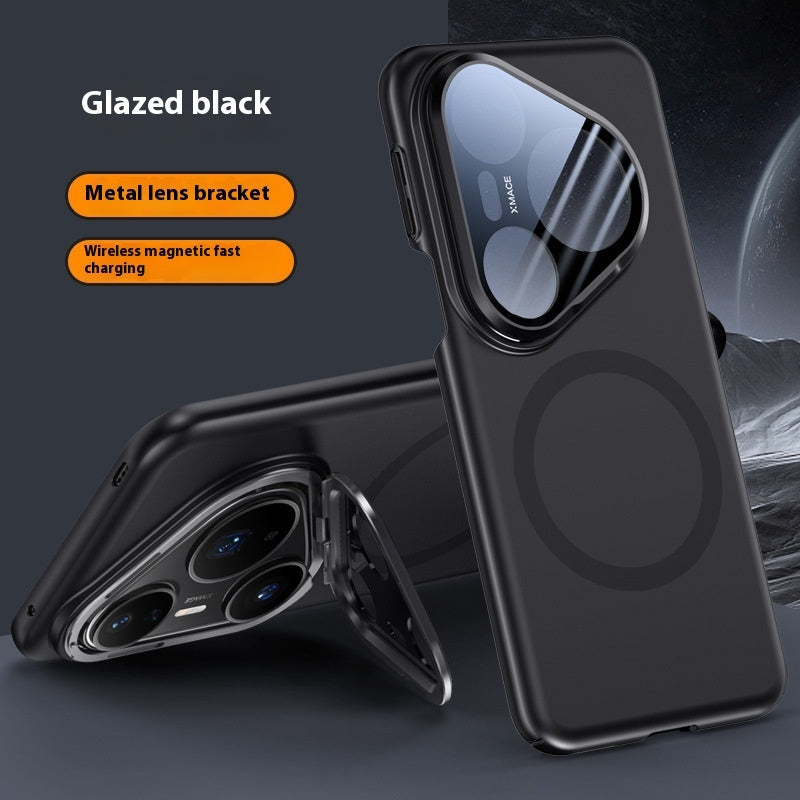 Pura80pro Lens Bracket Magnetic Protection Frosted All-inclusive Drop-resistant Phone Case