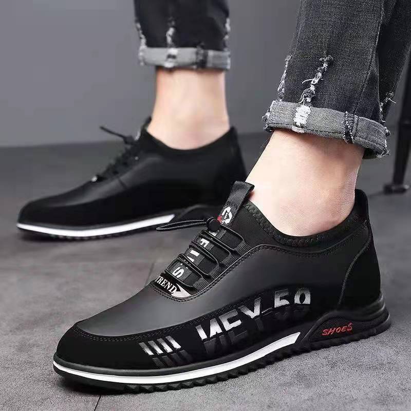 Letter Print Sneakers Herr No Tie Outdoor Running Sport Skor