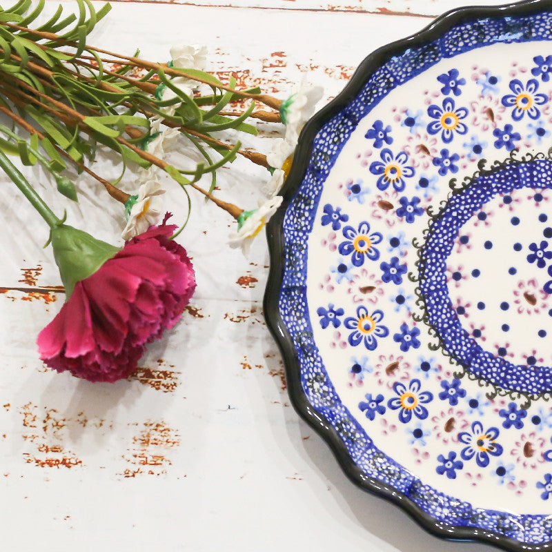 Plat de cuisson sous glaçage en porcelaine haute température