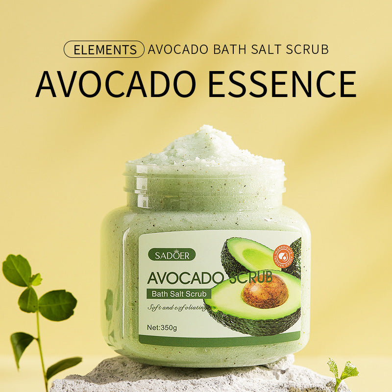 Fruktbadsaltsskrubbkräm Exfolierande kroppsvård
