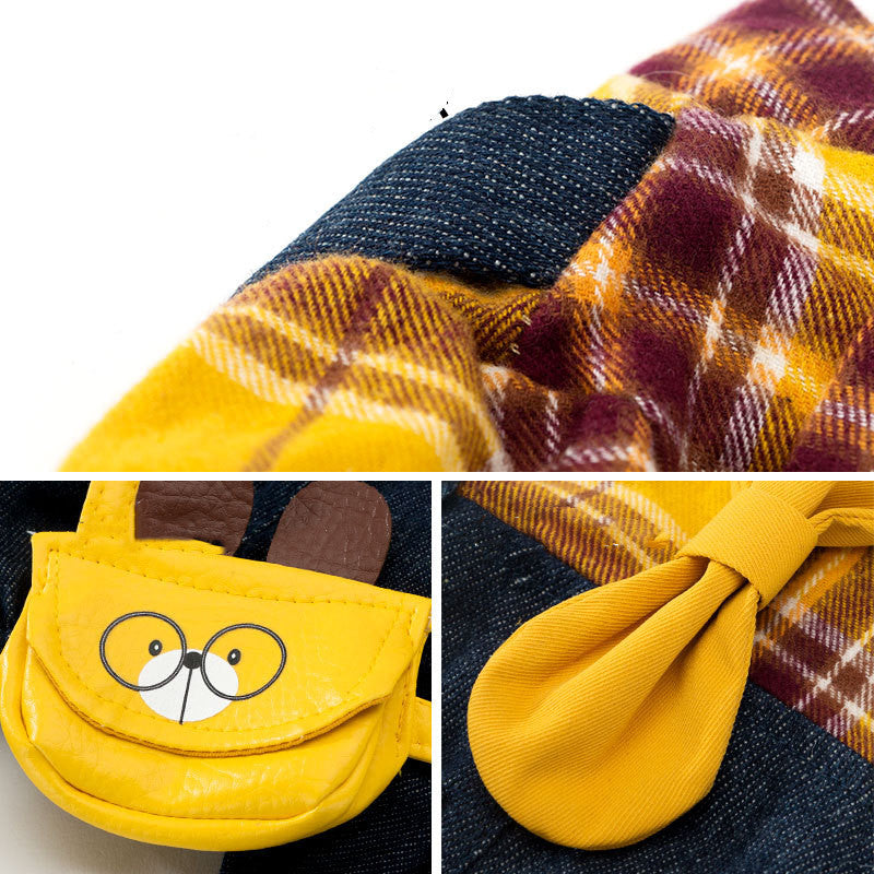 Sac à dos mignon pour chien, vêtements pour animaux de compagnie, automne