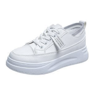 Mode Sport Höga Casual Skor Vita Skor Dam