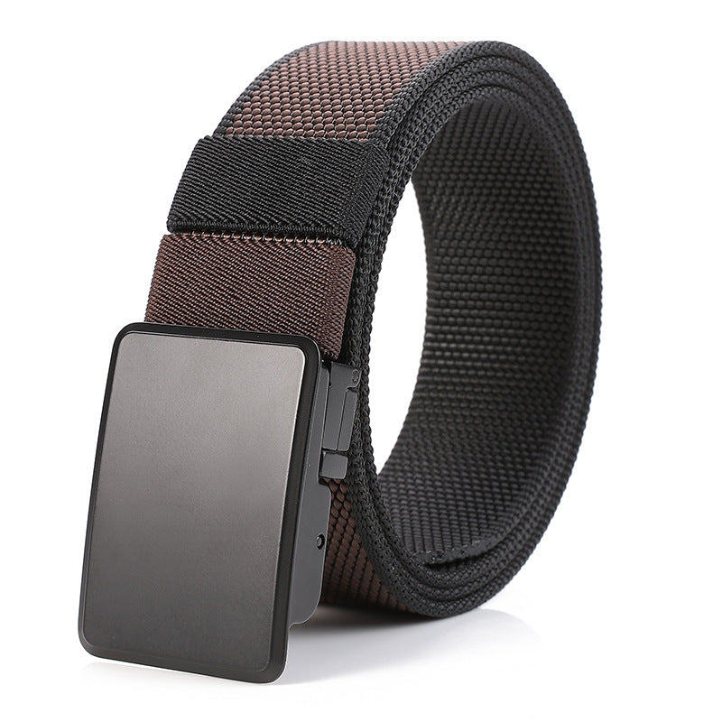 Men's Rotating Buckle Double-Sided Nylon Waistband - Versatile Innovation