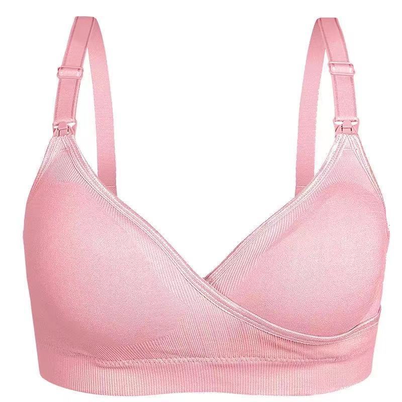 Large Size Breastfeeding Underwear Bra With Front Button Closure For Pregnant Women