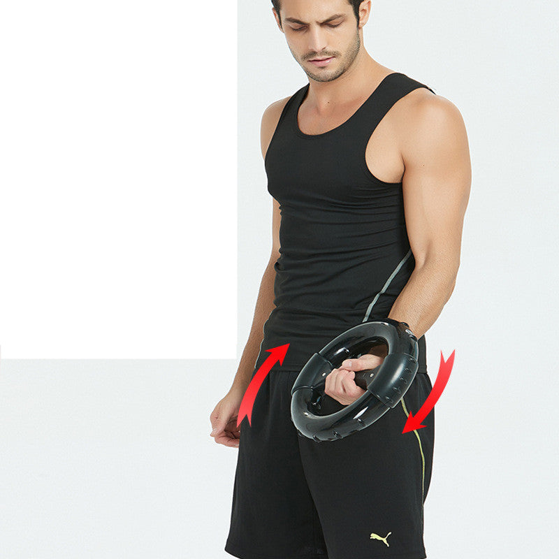 Professional Ring Muscle Gym Equipment - Centrifugal Force Trainer (ABS Shell, Steel Ball, Jianli Ring Model)