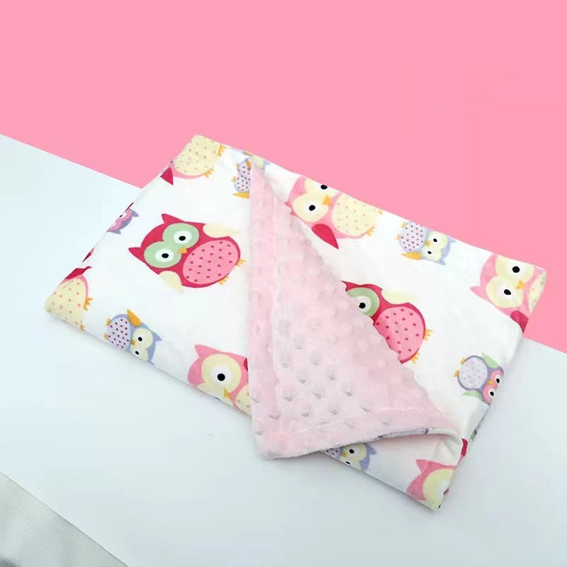 Högkvalitativ babyfilt vinterflanellfleece flamingofilt spädbarnslindning barnvagnslindning för nyfödda babysängkläder
