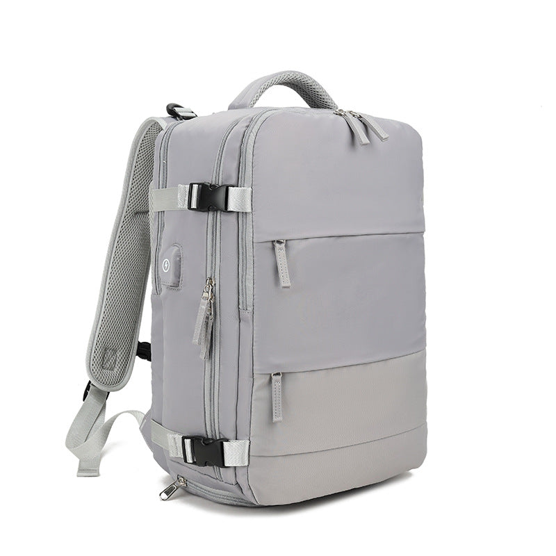 Sac à dos de voyage en Nylon de grande capacité, imperméable, extérieur, séparation sèche et humide, léger, multifonction