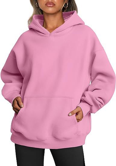 Women's Hoodies With Pockets - Fashion Solid Sweatshirt - Oversized Hooded Sweater - Womens Clothing