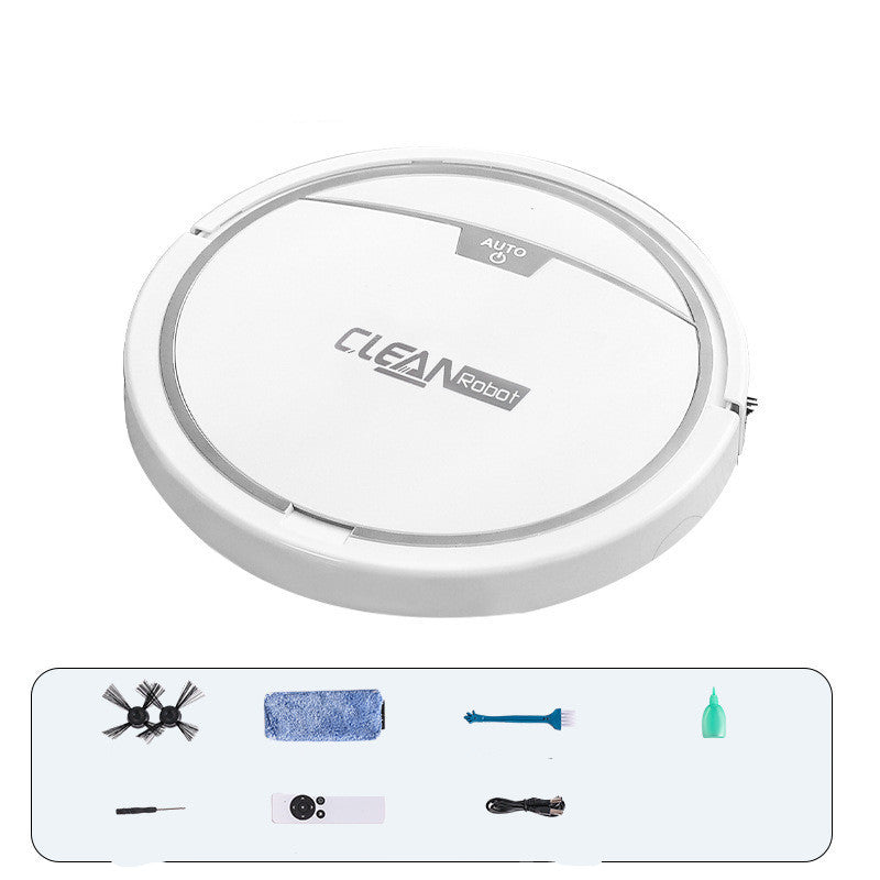 USB Rechargeable Robot Mop - Automatic Floor Cleaning Machine with Spray Function