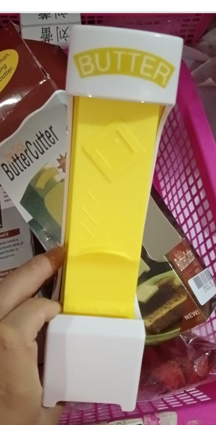 Stick Smörskärare Ostskivare Enknappsdispenser För Skärning Av Smör Förvaringslåda Ost Matlagning Biff Kökstillbehör