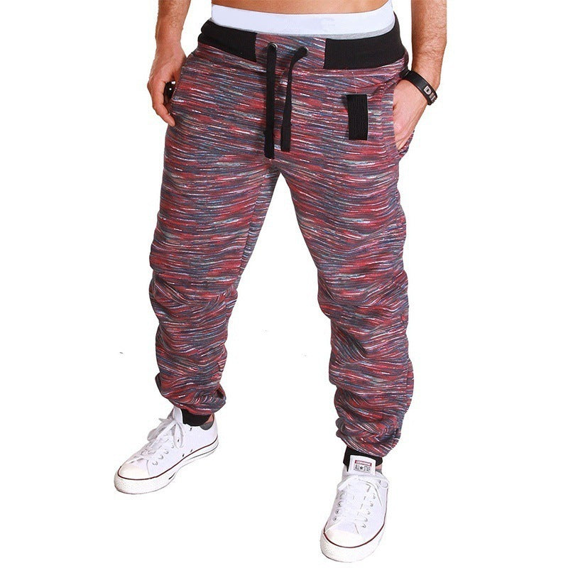 Kamouflagebyxor Herr Hip Hop Casual Byxor Lösa byxor Mode Urban Mid Waist Byxor