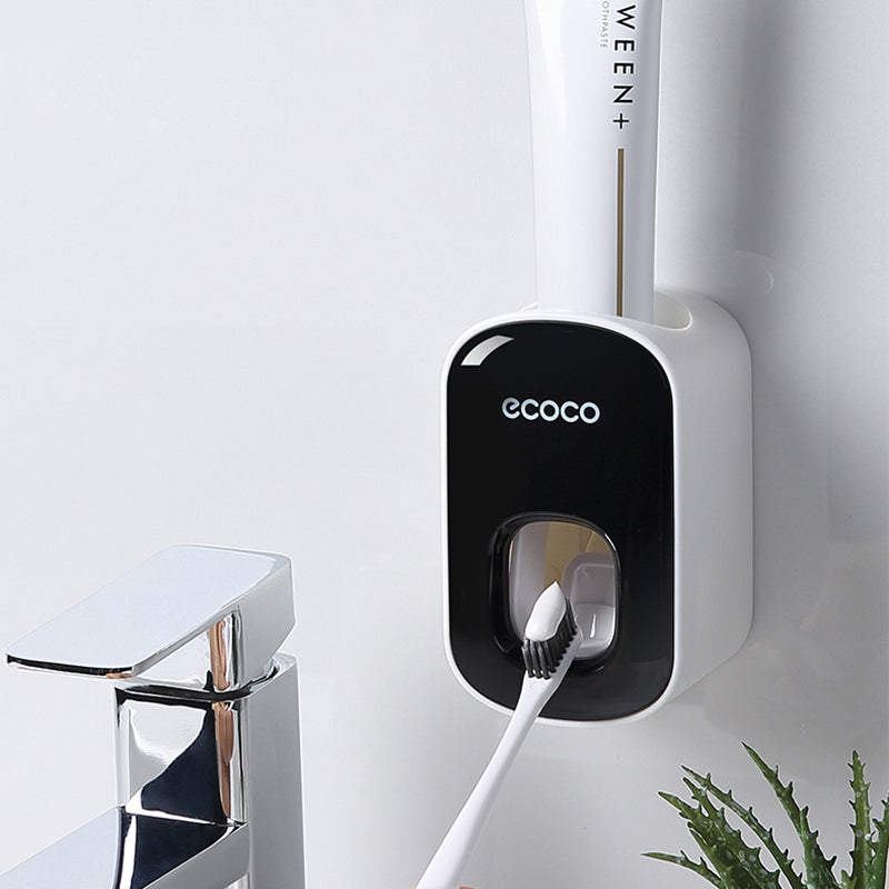 Porte-dentifrice automatique mural, ensemble d'accessoires de salle de bains, distributeur