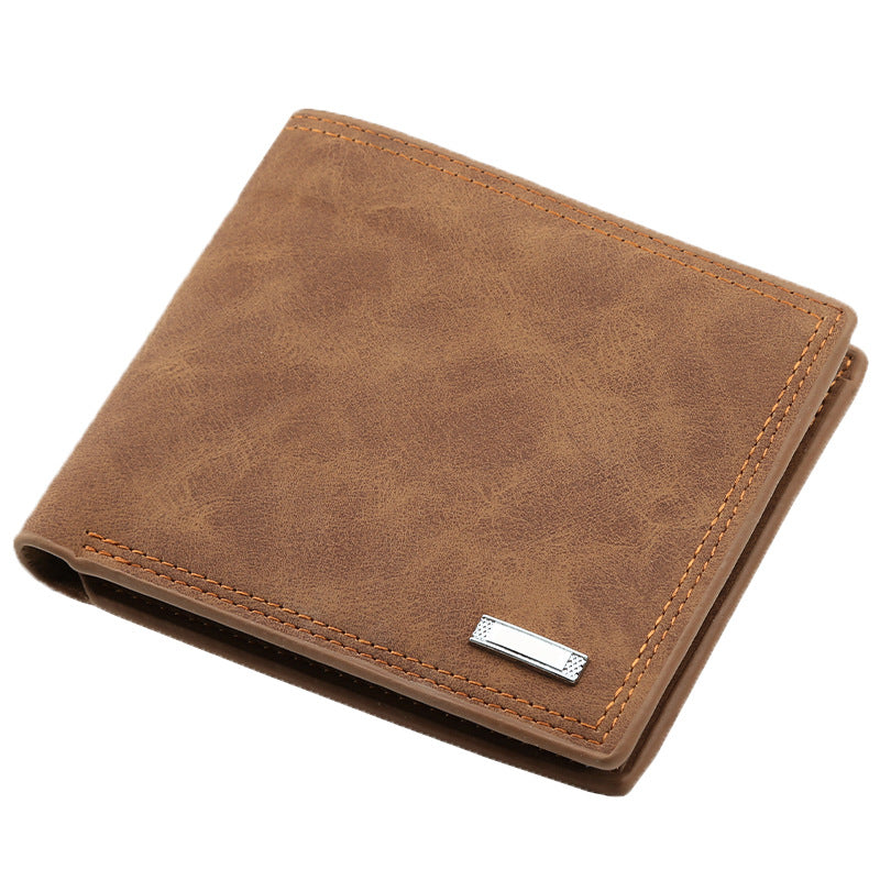 Portefeuille pour hommes Portefeuille multifonctionnel Portefeuille Mode Style court