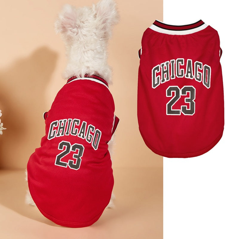 Vêtements pour animaux de compagnie, gilet de basket-ball, vêtements pour chien