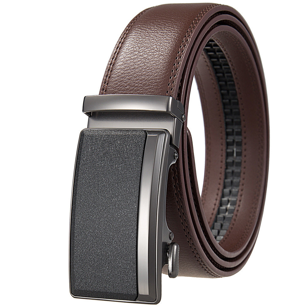 Men's Business Split Leather Belt - Professional Excellence