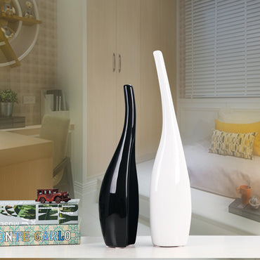 Vases en céramique plaqué or nordique, modèle de décoration pour la maison