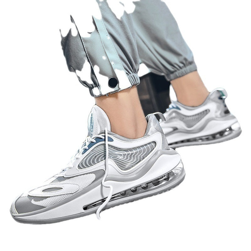 Summer Air Cushion Men's Shoes - Space Black/White