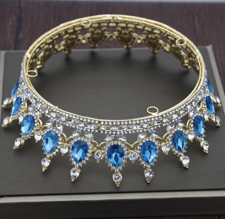 Barock Brudkrona Huvudbonad Rhinestone Håraccessoarer