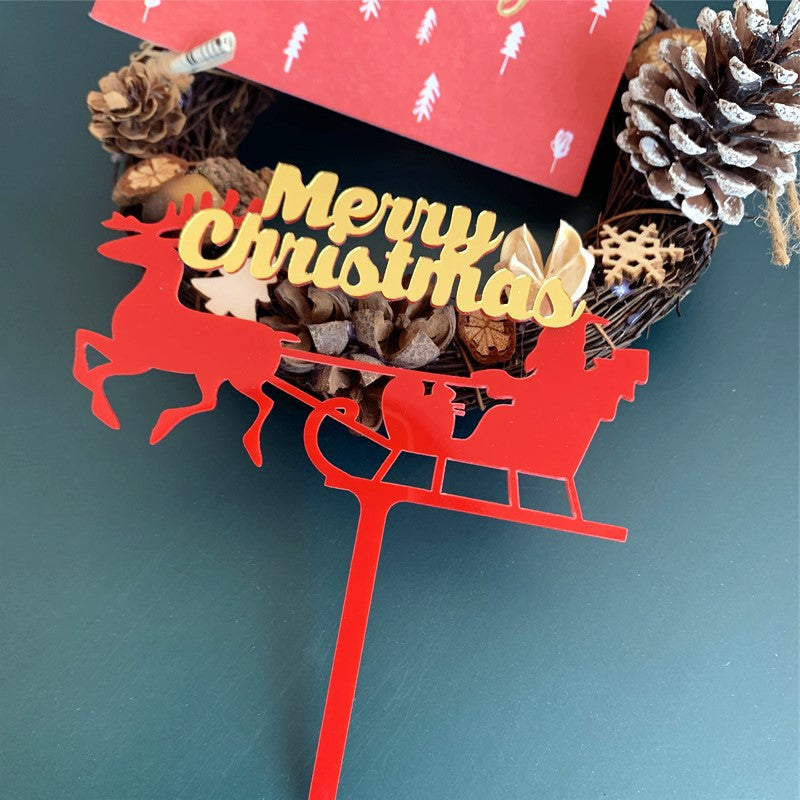 Préparez des décorations de gâteaux pour Noël