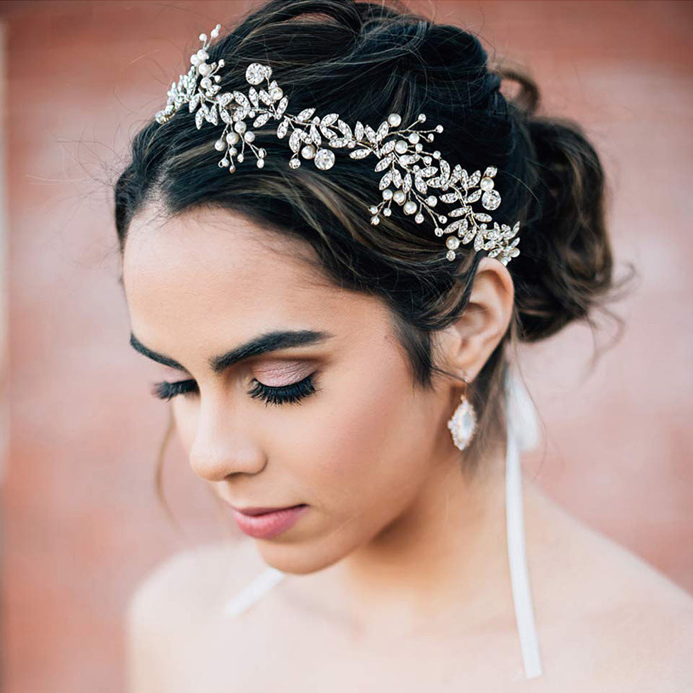 Bridal Hair Band Rhinestone Alloy - Elegant Wedding Accessory