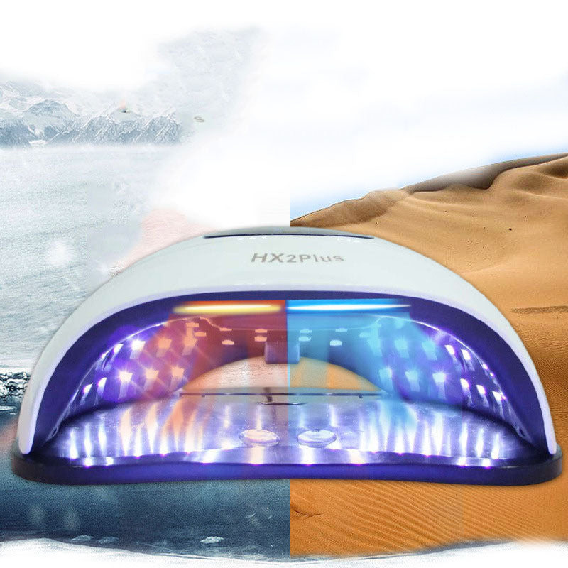 Professional 180W UV/LED Nail Lamp - 262x206x110MM | 4 Modes Cold/Warm 365+405NM