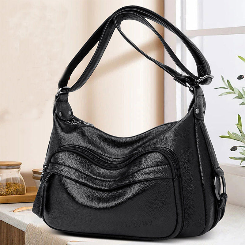 Ultra-Capacity Crossbody Tote - Large Storage Shoulder Bag for Busy Women