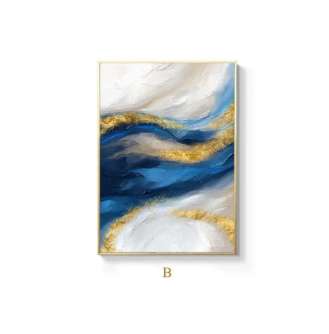 Peinture sur toile abstraite, affiche d'art contemporain, décor de salon de maison moderne