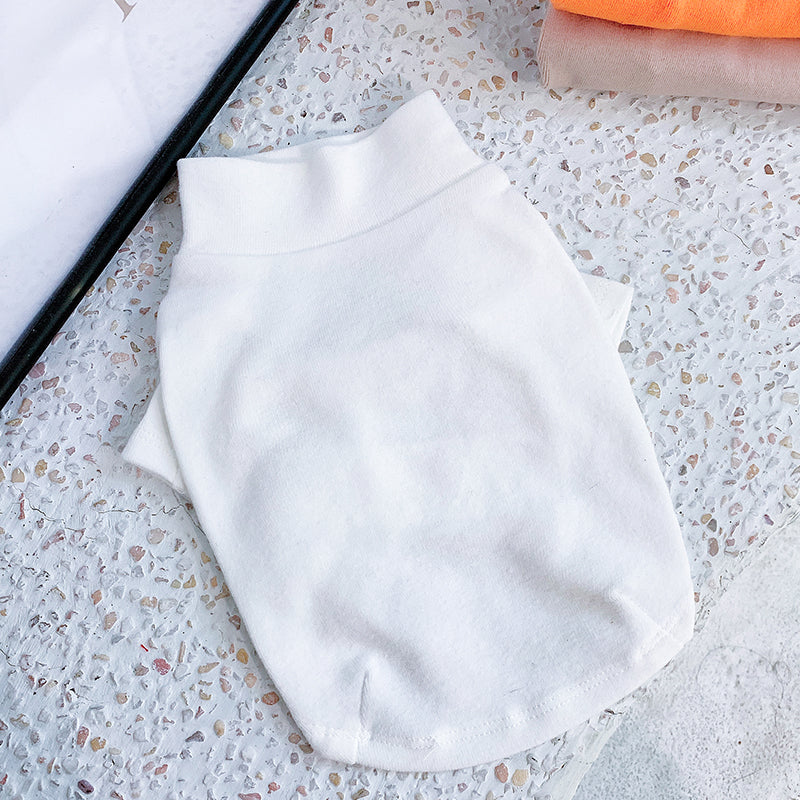 Vêtements anti-poils pour chiens et chats à fond en coton pour petits chiens