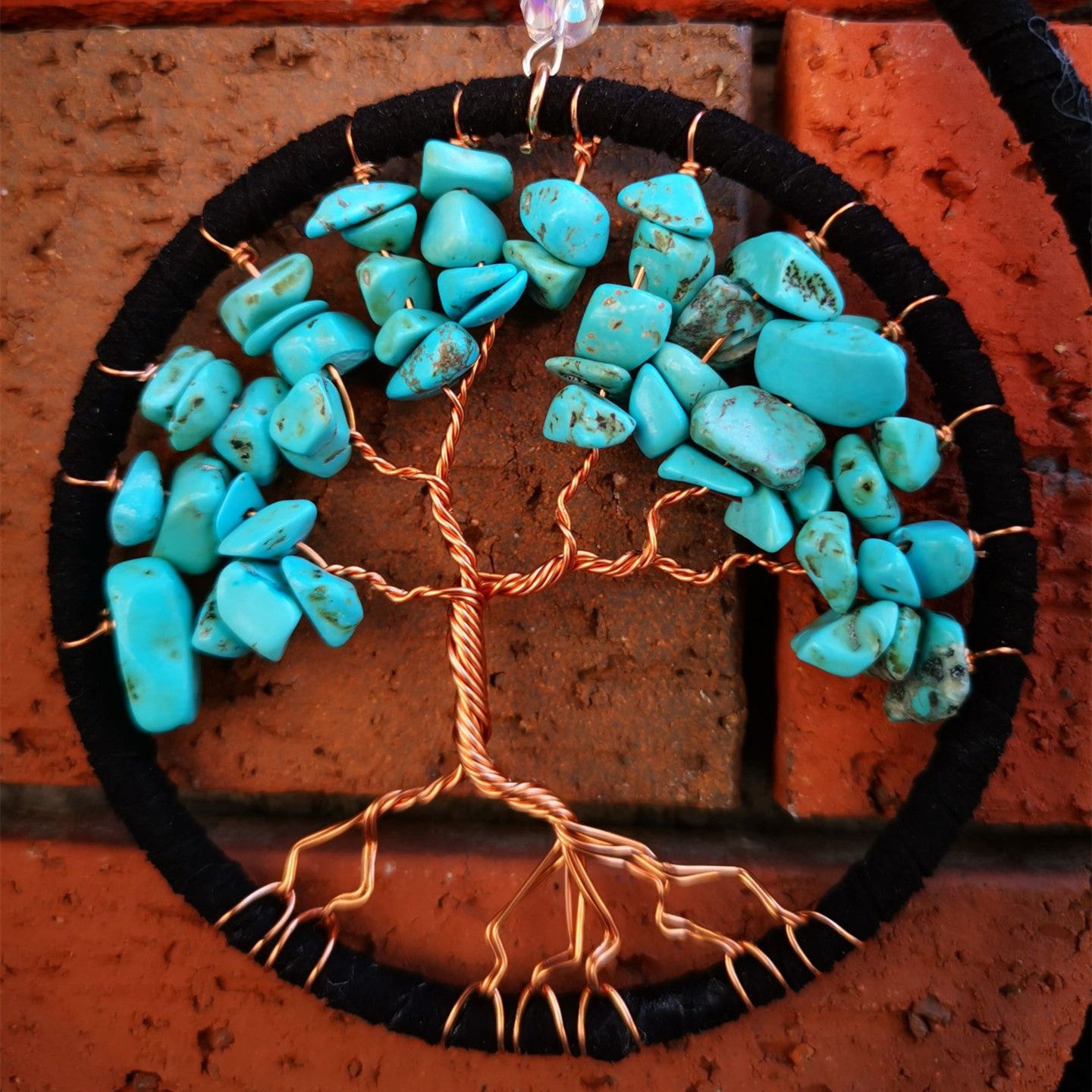 Support mural attrape-rêves en plumes d'arbre de vie, décoration d'intérieur