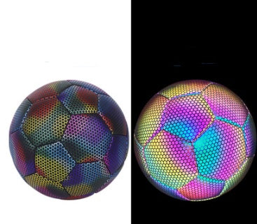 Maskinsydd fotboll reflekterande självlysande fotboll