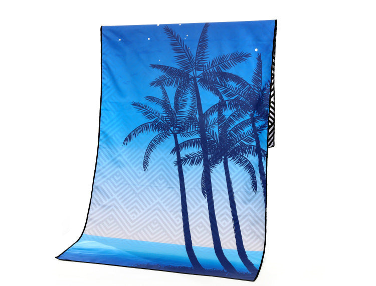 Serviette de plage de serviette de sport de plein air de voyage