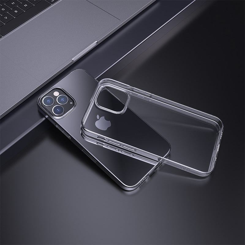 Étui de téléphone transparent en TPU, étui de téléphone de haute pureté
