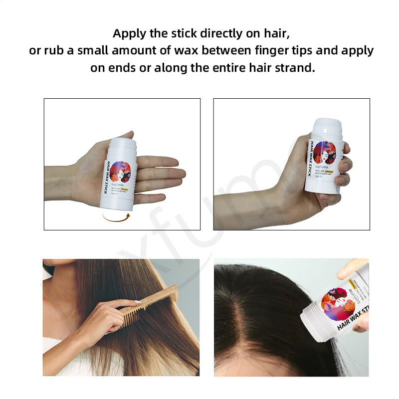Bâton de cire coiffante crème pour cheveux
