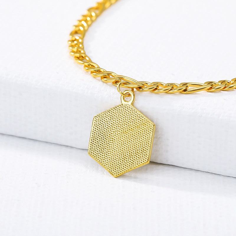 26 Alfabet Bokstav Vristband Guld Färg Foot Chain Armband