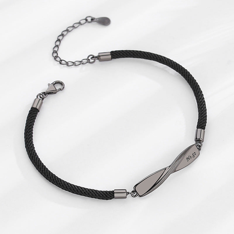 Pararmband i sterlingsilver för män och kvinnor