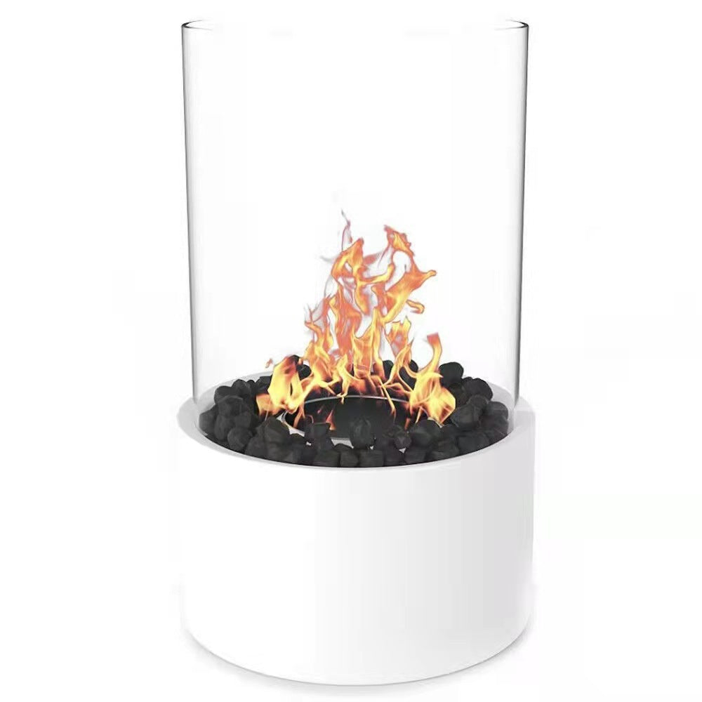 Marque de table Pit betong Glöjning Alkohol Inomhus Brand Skål Mini öppenplats utomhus Dekor Portabel Bord Top Chiminea Méditation Isopp Troyl