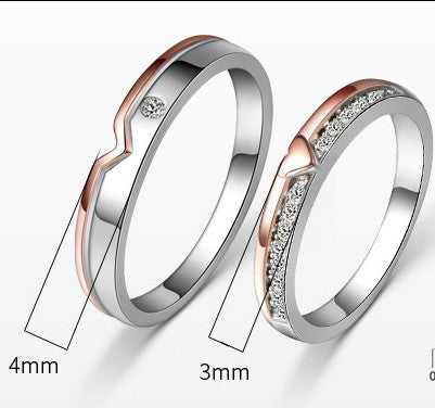 925 Sterling Silver romantiska parringar för män och kvinnor