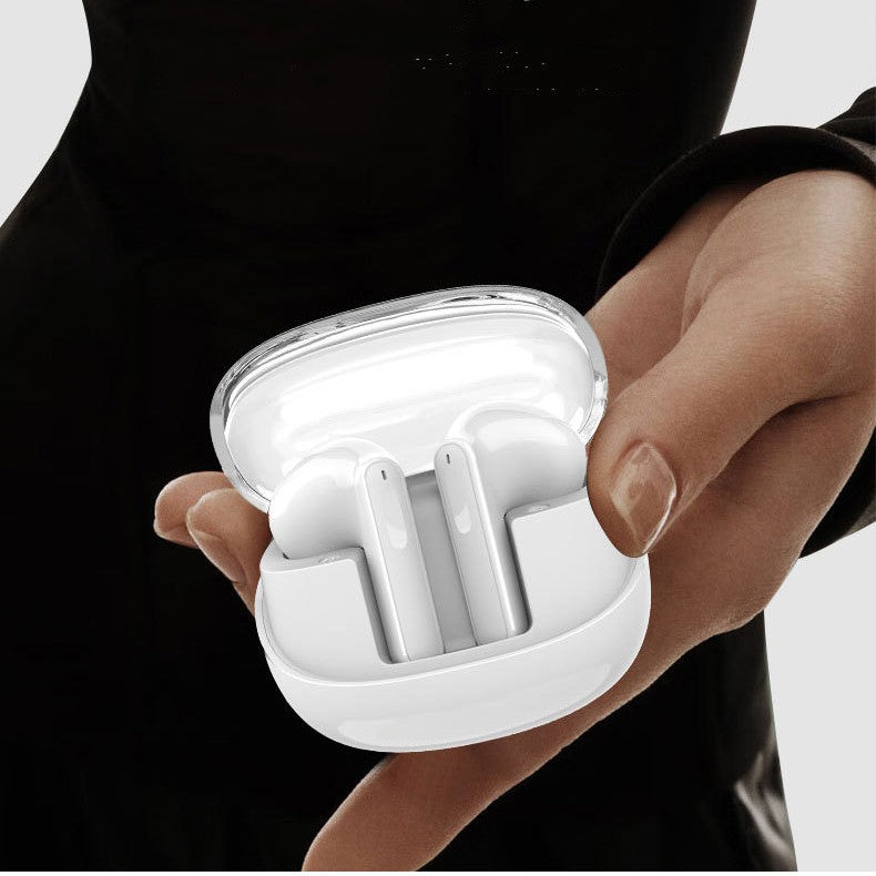 Trådlöst Bluetooth Headset Transparent Mini Bin