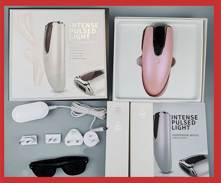 Laser Hair Removal Device Ladies Shaver - ABS+Quartz Global Compatibility System