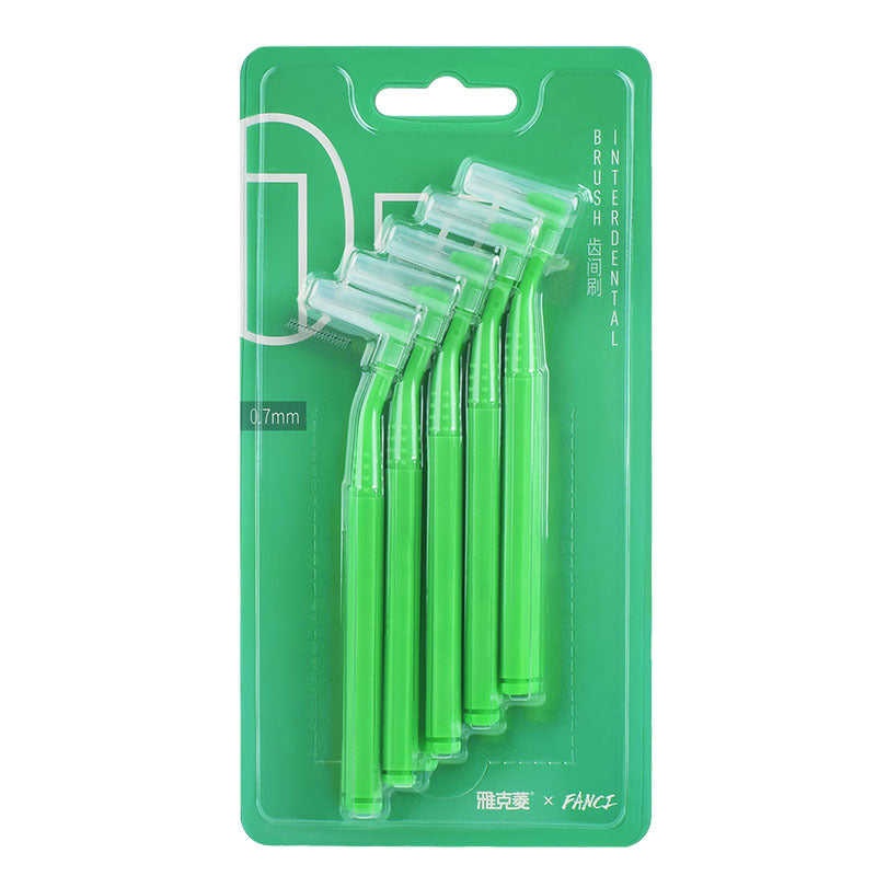 Ensemble de soins bucco-dentaires de nettoyage de brosse interdentaire douce en forme de L