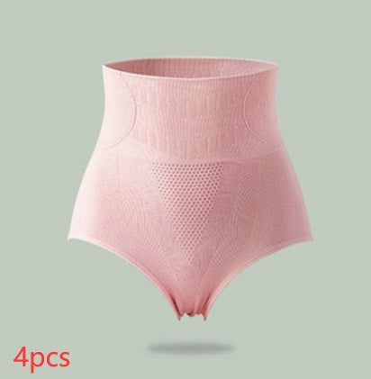 New Seamless High-Waisted Tummy Underwear Women Graphene