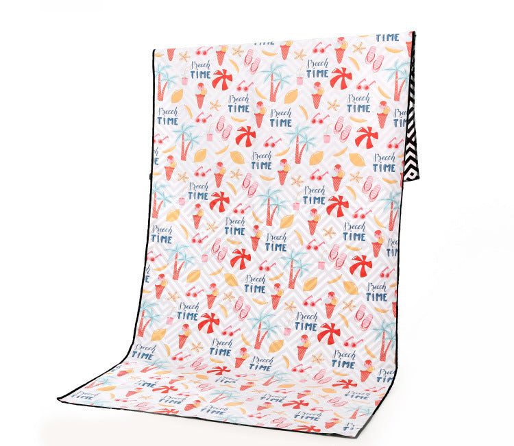 Serviette de plage de serviette de sport de plein air de voyage