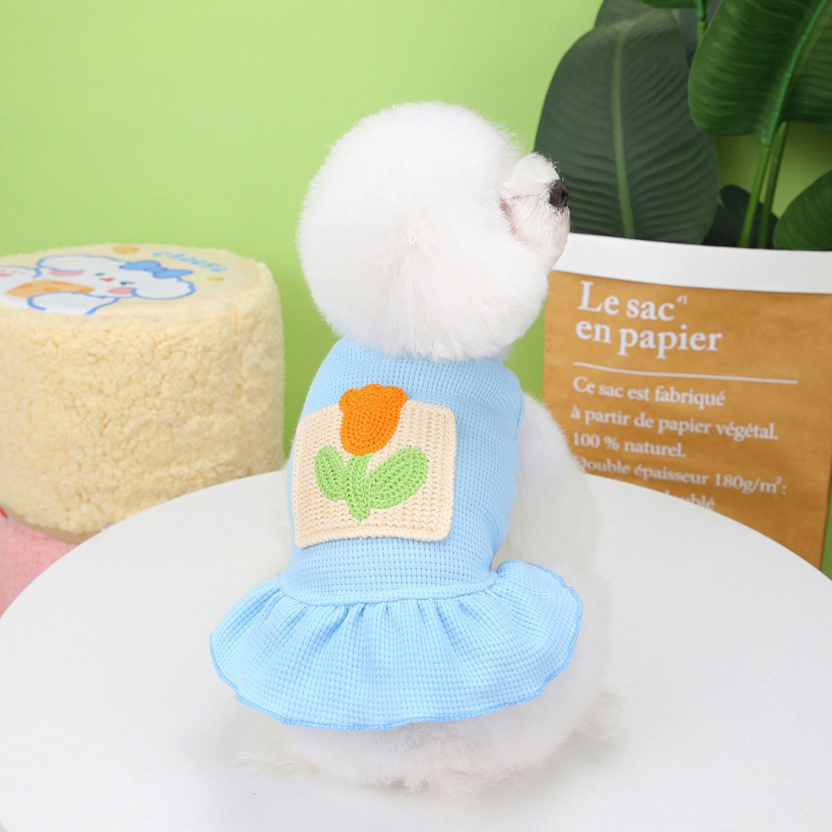 Vêtements pour chiens Poche de jupe pour animaux de compagnie