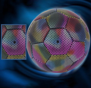 Ballon de football lumineux réfléchissant cousu à la machine