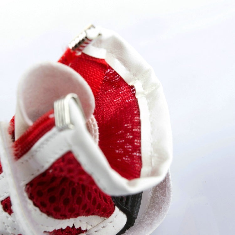 Fashion Pet Mesh Breathable Shoe Sticker M Type