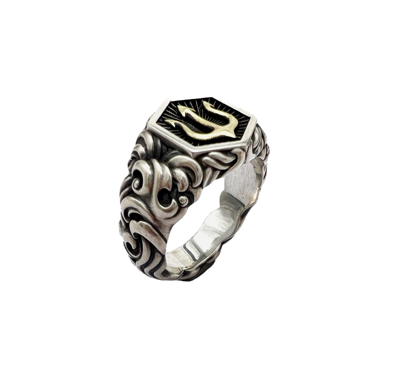 Bagues en argent sterling de bijoux en argent de personnalité de conception pour les hommes